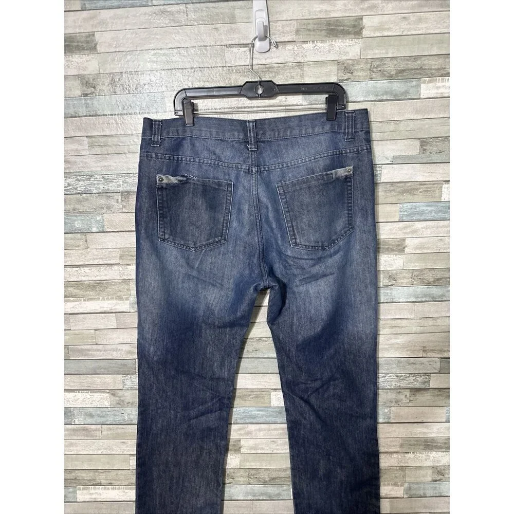Men’s PD&C Denim Jeans Dark Wash Straight Leg Size 38X32